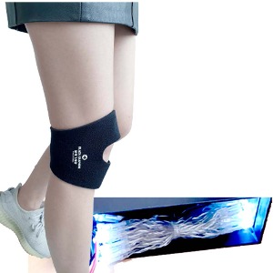 GL 그래핀치유연구소  블랙그래핀 건강 동전패치  무릎보호대 전도성 미세전류 그래핀 기능성 BS-04 특허등록